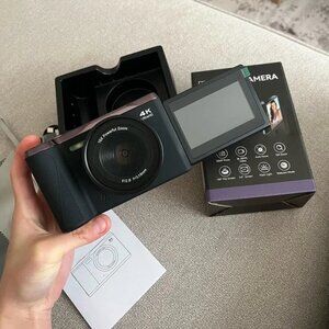 4K Digital Camera Photography- 56MP Autofocus Vlogging Point & Shoot Camera